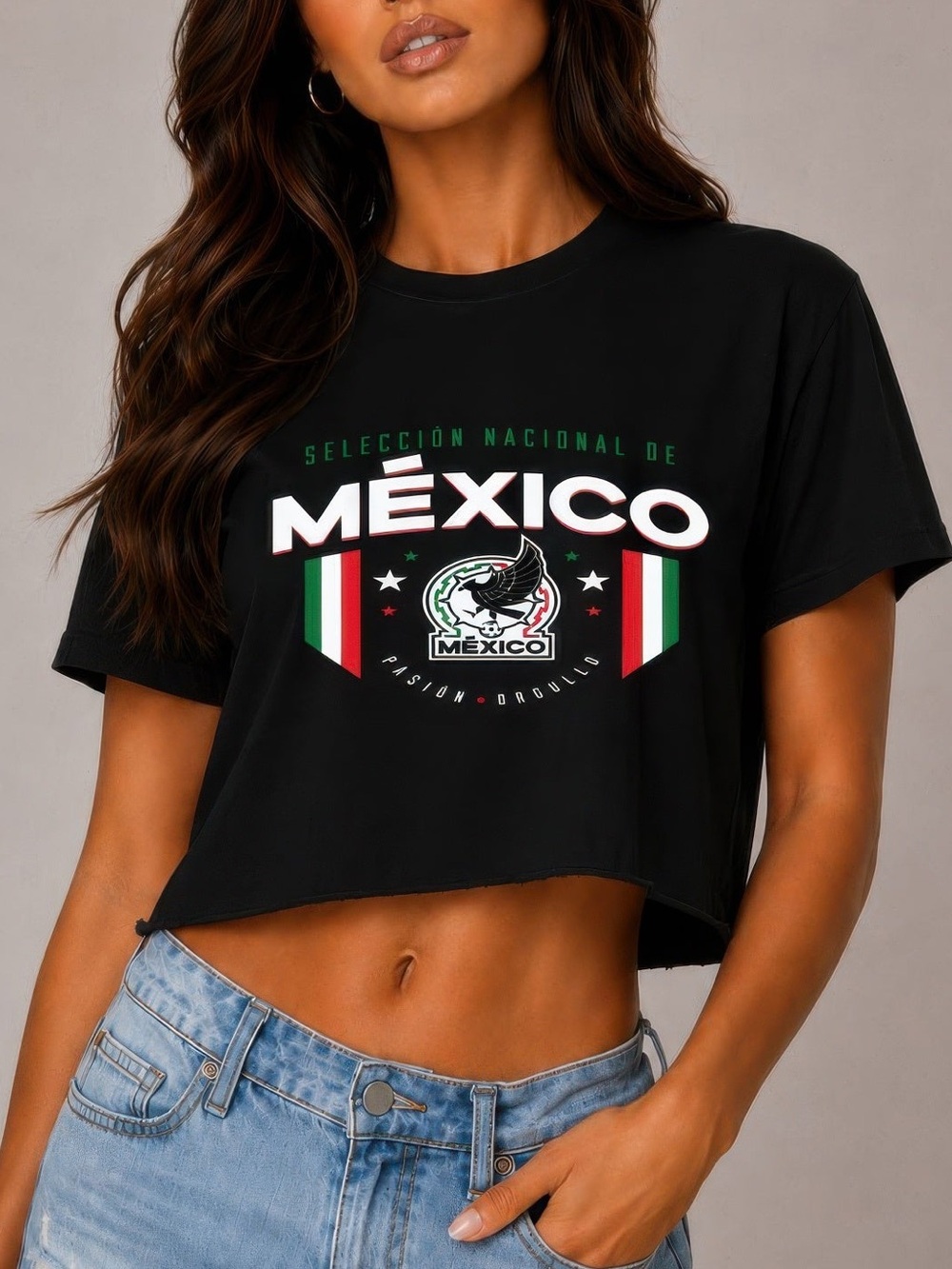 Short Sleeve Cotton Mexico Print Shirt